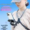 Neck-Mounted Sports Camera and Phone Holder for Cycling