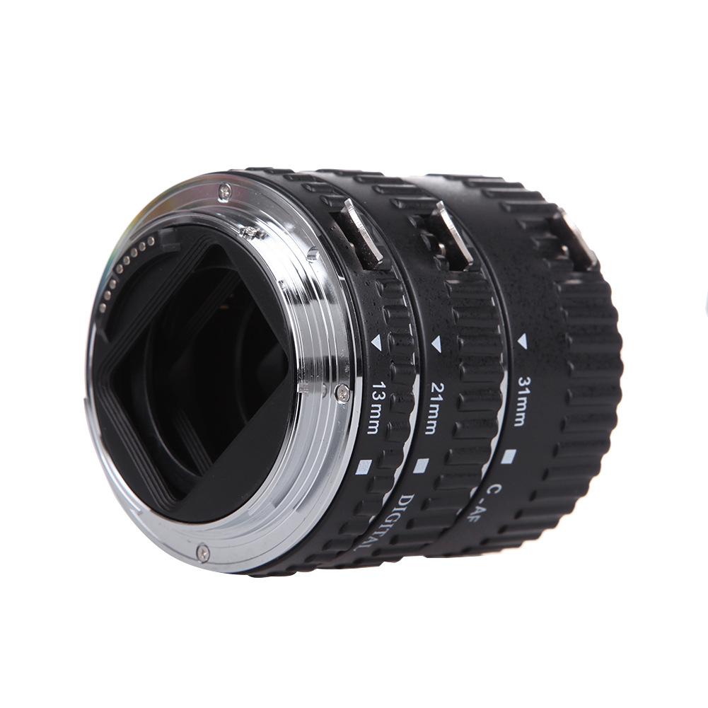 Lens Adapter Mount Macro Extension Tube Set AF Macro Extension Tube Auto Focus Macro Lens Extension Tube For Canon EOS EF EF-S