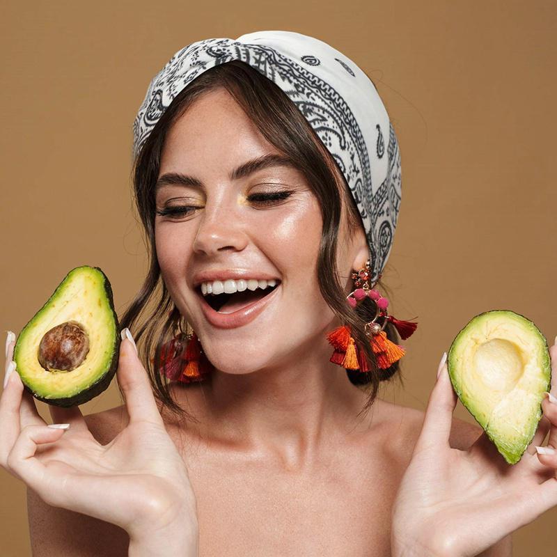 Cashew Flower Print Headbands for Women Girls African Boho Cotton Hairband Stretch Knotted Turban Headwrap Hair Accessories