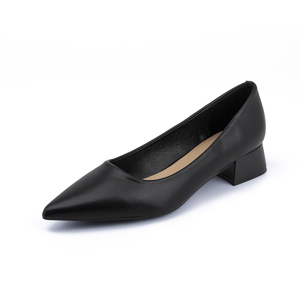 Grape mother fashion single shoes women's outer wear high sense French heels spring new high heels women's thick heel high sense