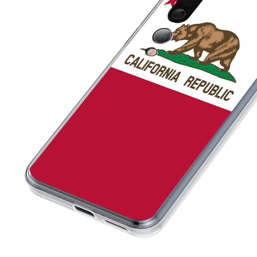 Phone Case For Xiaomi Mi Poco X7 X6 X5 NFC X3 Pro 17 15T 15 14T 14 13T 11 12 13 Lite Clear TPU Cover New California flag