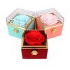 Premium Soap Flower Rose Shape Jewelry Necklace Box for Birthday Proposal Anniversary Valentine's Day Gifts