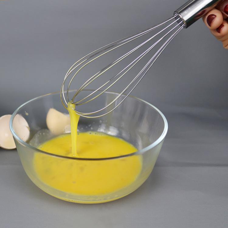 Creative Stainless Steel Handheld Egg and Batter Mixer with Printable Logo