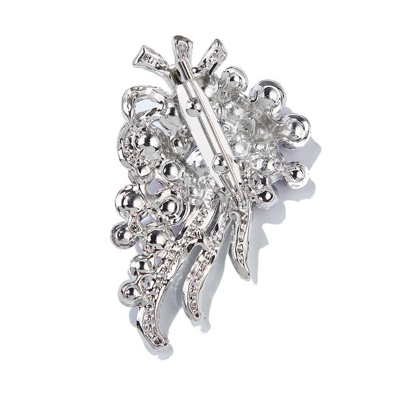 Fashion Rhinestones Grape Bouquet Shape Brooches For Women Coat Jewelry Accessories Gifts
