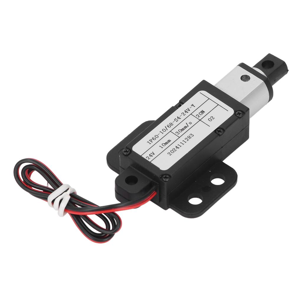 Mini Electric Linear Actuator 24V 10mm Stroke 20N 30mms Water Proof Linear Actuator for Robotic