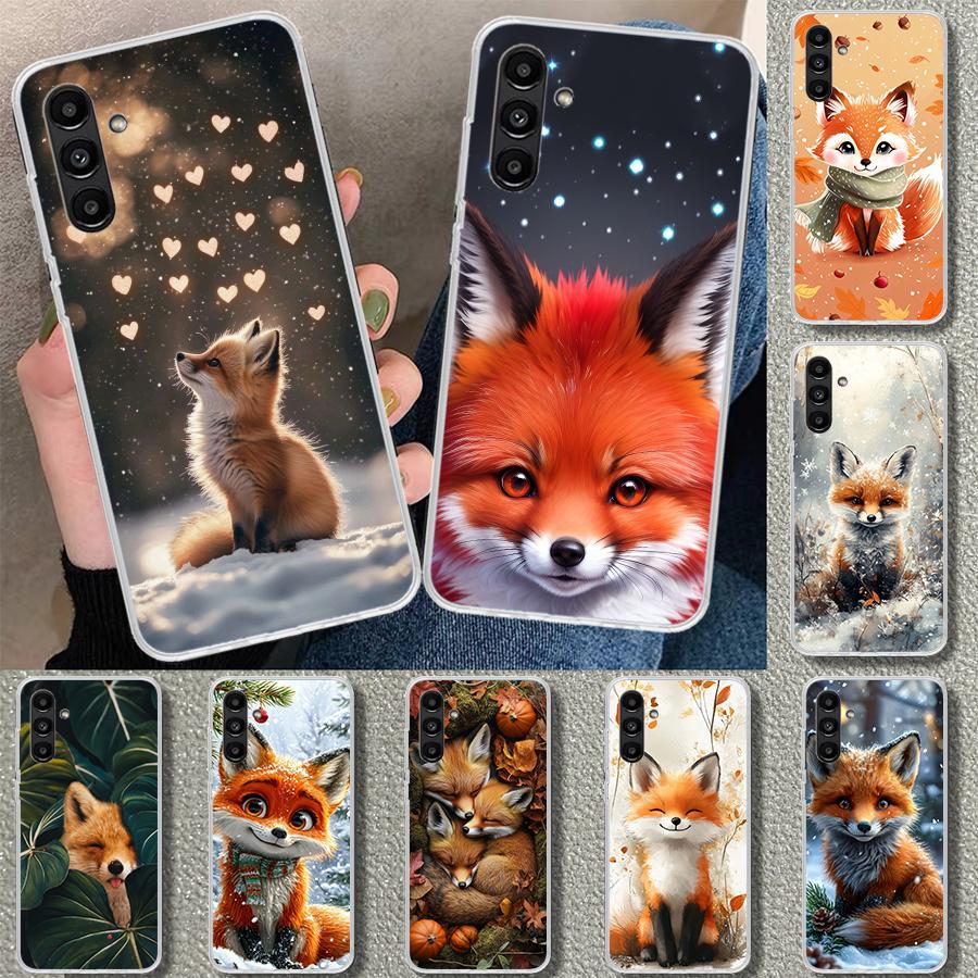 Animal Fox Phone Case Cover for Samsung Galaxy A17 A16 A26 A36 A56 A57 A37 A15 A25 A35 A55 A14 A24 A34 A54 A13 A23 A33 A53 Galax