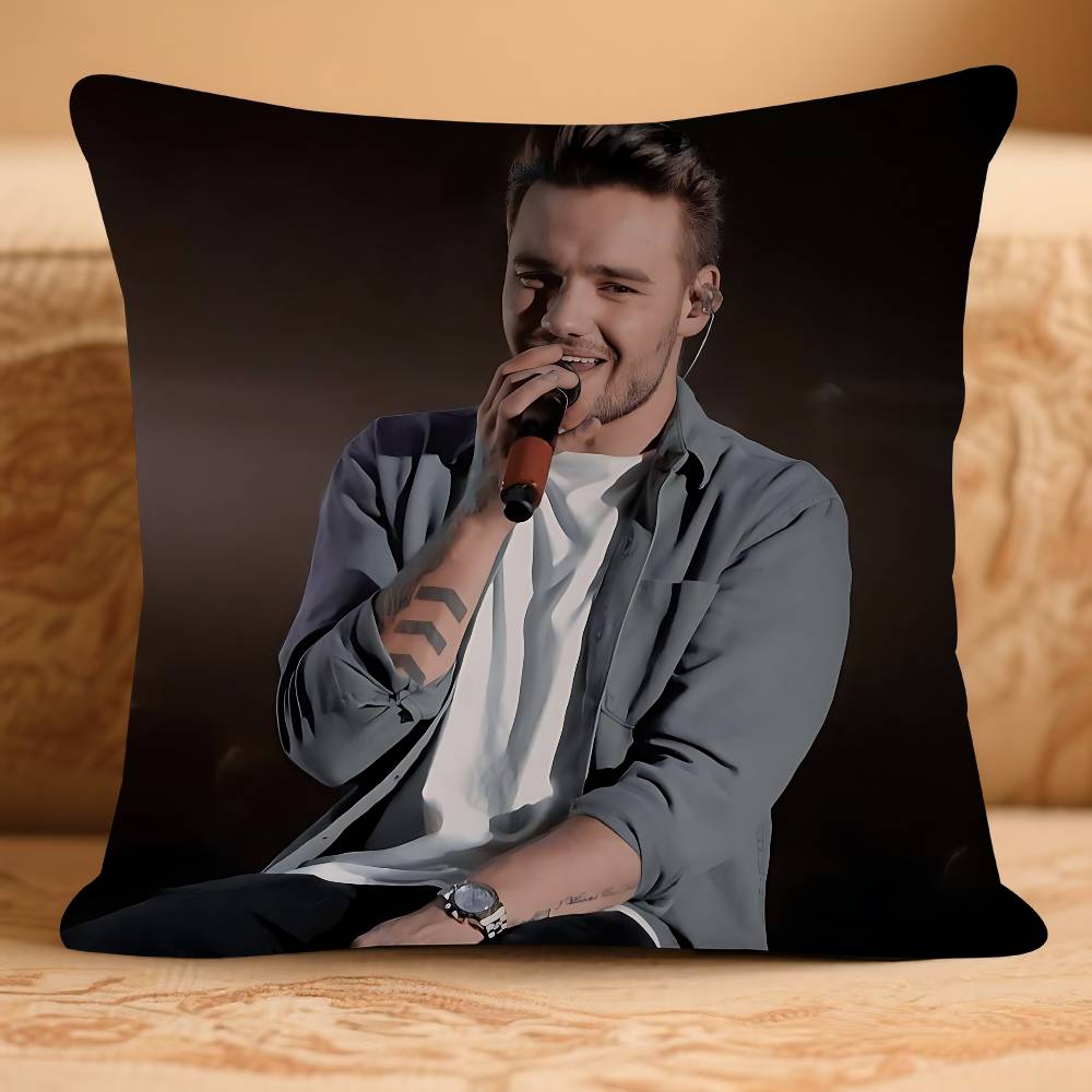 Singer L-LiamS P-Payne Personalized Picture Text Home Decorative Pillows Household Gifts 45x45cm