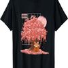 Red Panda Cherry Blossom Tree T-Shirt(1)