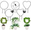 Garden Trellis Plant Iron Climbing Plant Support With Black Rust Proof Coating For Indoor Flower Vine Trellis For Decoration