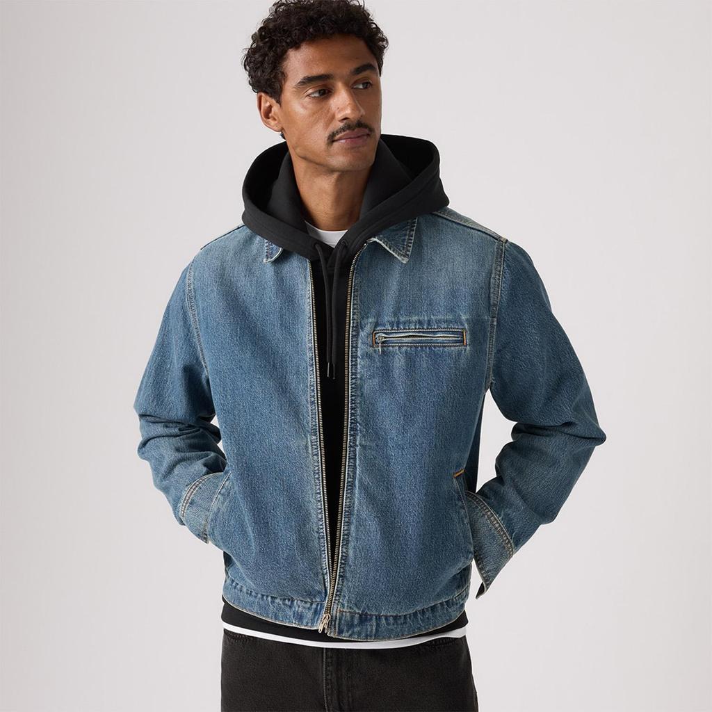Levis American Vintage Minimalist Casual Commuter Style Classic Design Versatile High-End Denim Jacket Unisex Jackets 005BL-0002