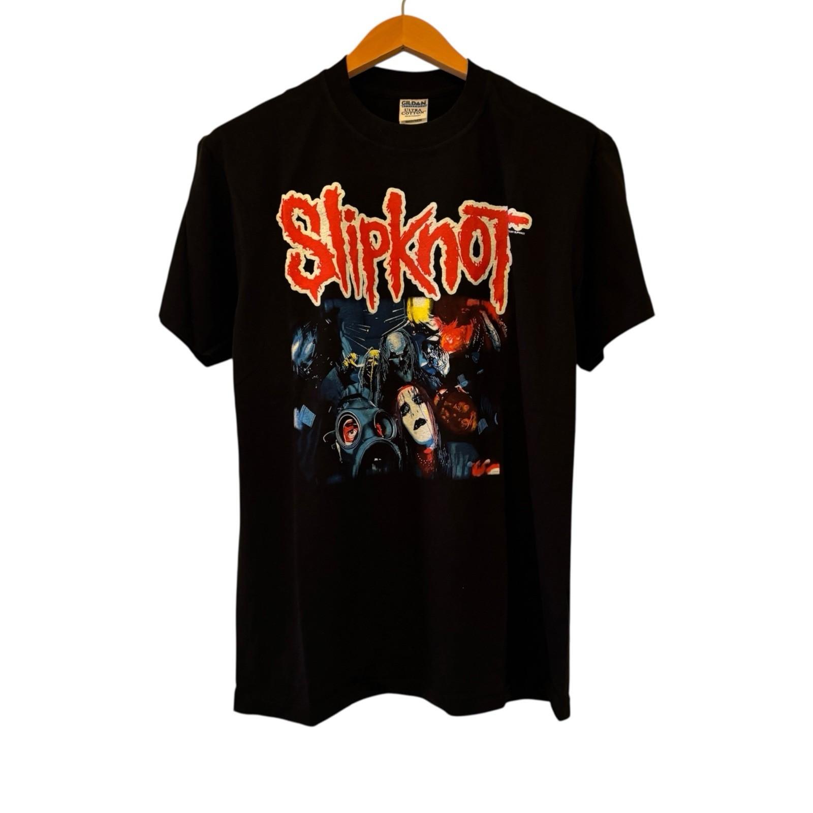 Slipknot Nu Metal Large Y2K Graphic 90s Band T-Shirt Modern L
