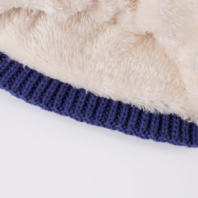 3pcs Kids for Boys Girls Scarf  Gloves 3-11Y Muffler Hats Winter Windproof Snowflake Warm Knitted Hat