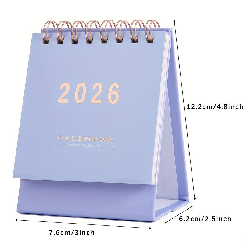 [Mini Calendar Planner] 2026 Mini Calendar Planner Suitable for Home & Office - Monthly & Weekly Schedule with Dated Pages,Thick Paper,Binding Binding