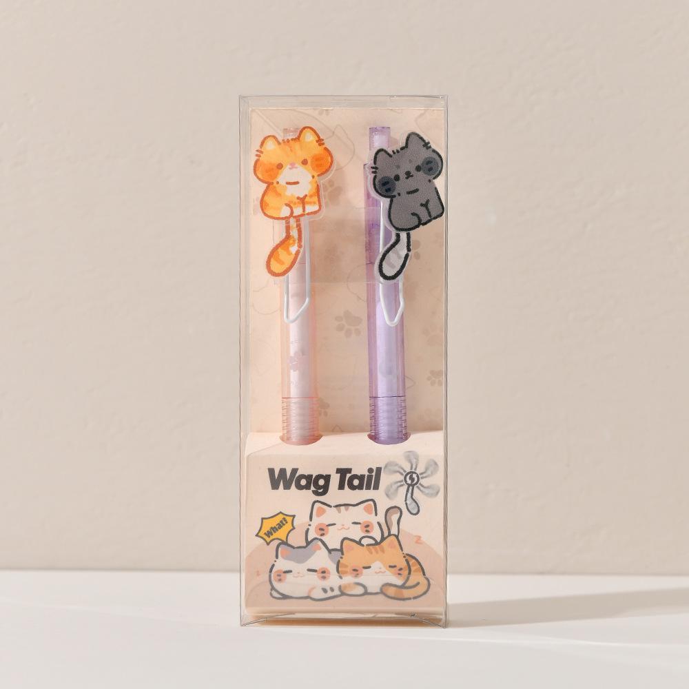 

Chenxi Cat Tail 0.5mm Black Quick-dry Anti-slip Neutral Pen 0.5mm