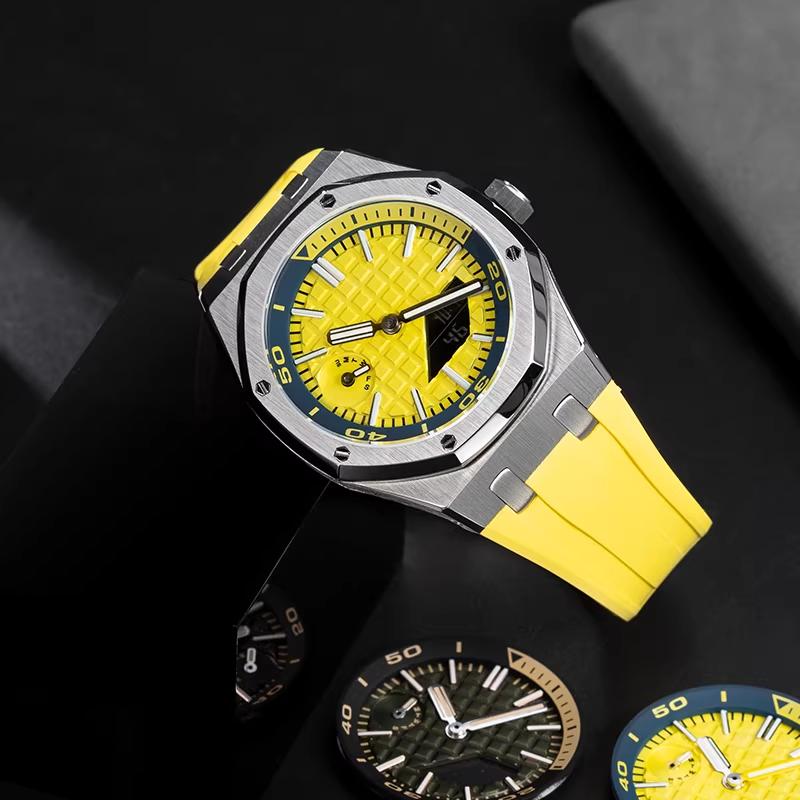 Für Casioak GA2100 Zifferblattring Uhrenzifferblatt Index Zubehör MOD Kit Modifizierter Indexring Lume Für Casio G-SHOCK