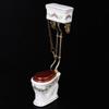 Simulation Miniature Bathroom Toilet White Porcelain Mini Toilet Furniture  Decoration