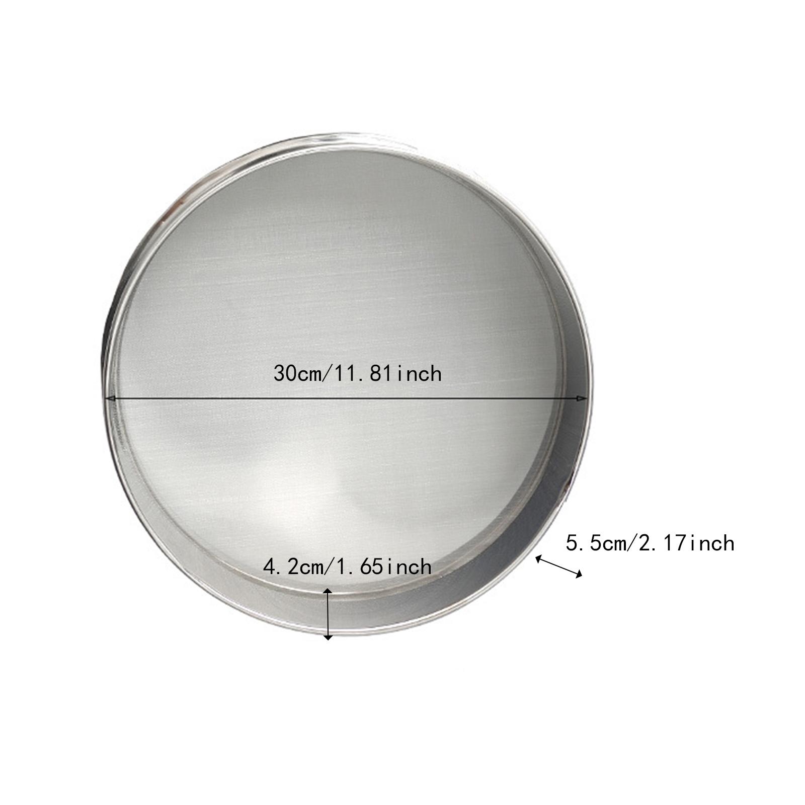 Drobne sitko 100 Mesh ze stali nierdzewnej do pieczenia i stosowania z pigmentami 30cm