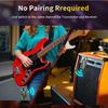 Btuty Wireless Guitar System 5.8GHz Low Latency 50m Transmission Studio Live Performance Black