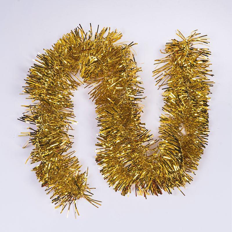 Shiny Tinsel Garland Streamer Ribbon for Birthday, Christmas, Wedding, and Party Decorations.