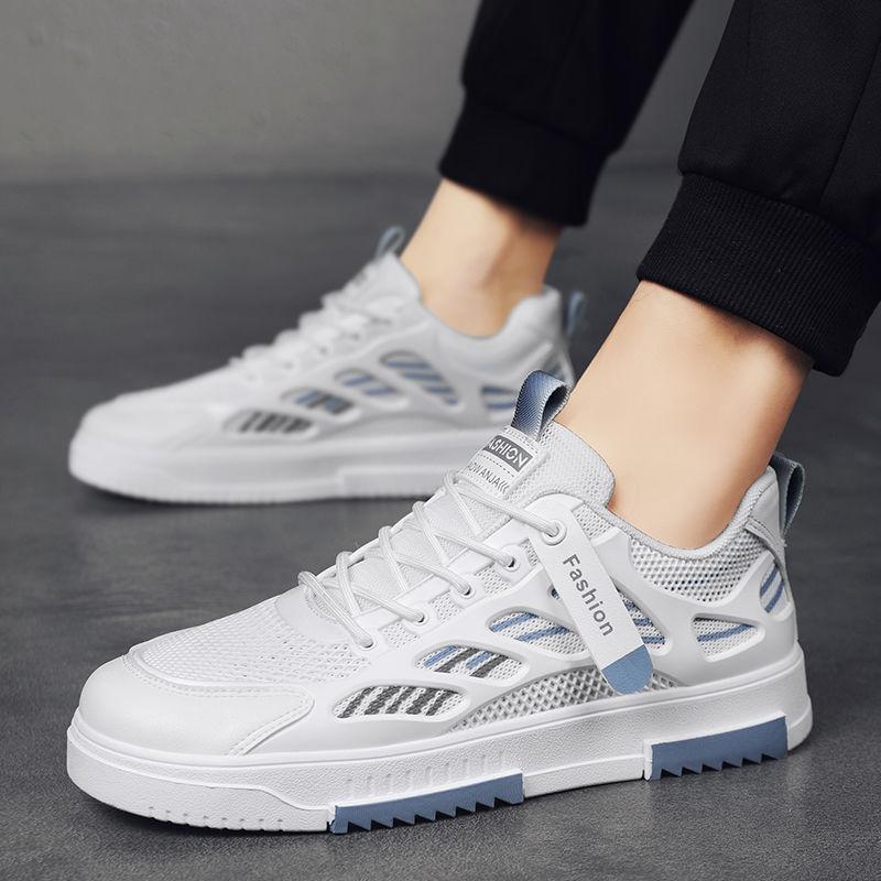 Men's Shoes Summer Breathable Mesh Mesh Shoes Versatile Casual Board Shoes Student Sports Soft Sole