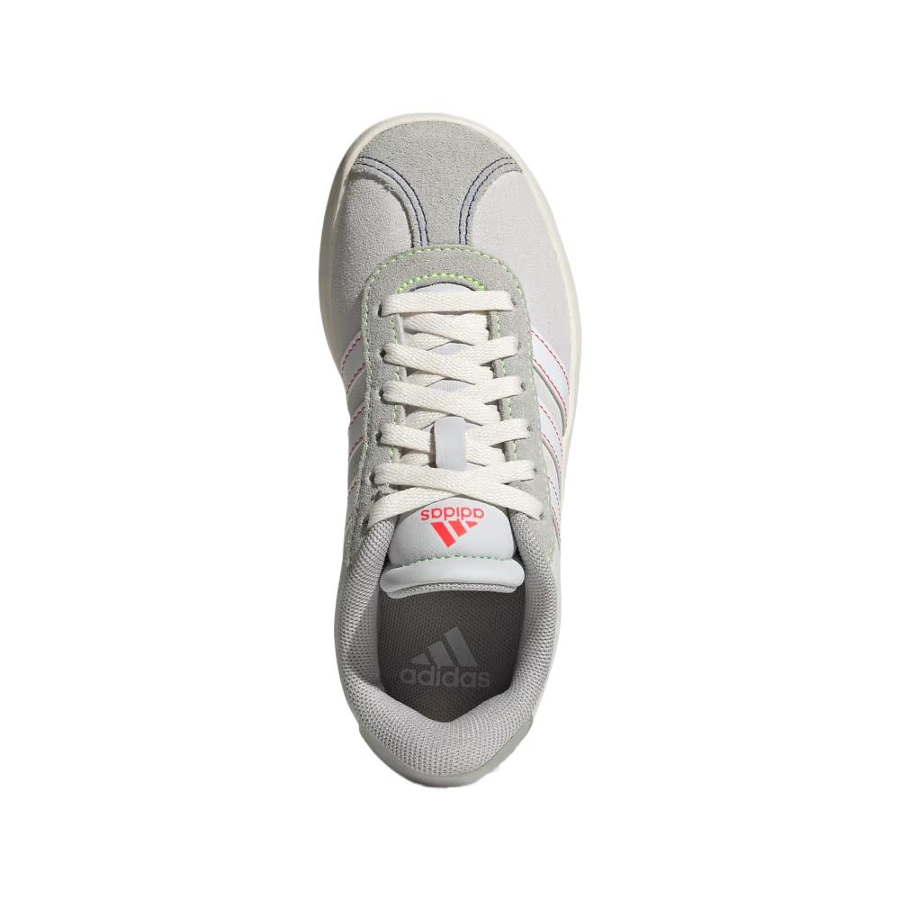 Adidas VL Court 3.0 K Dash Grey Kids Sneakers Cloud-White Lime-Burst JS3491