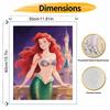 disney ariel the little mermaid digital oil painting hand painting kit diy home decoration. 83 characters.