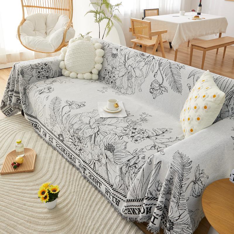 Sofa Towel Four Seasons Universal Non-Slip Seat Cushions Sofa Cover Chenille Sofa Cover Cloth Full Cover Towel