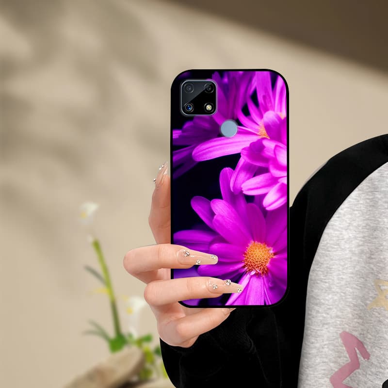 Silicone Phone Case For Realme C25s C25 Cover Painted Soft  For Realme C25 C25S C21 C21Y C25Y Phone Case RealmeC25s C 25 s Funda