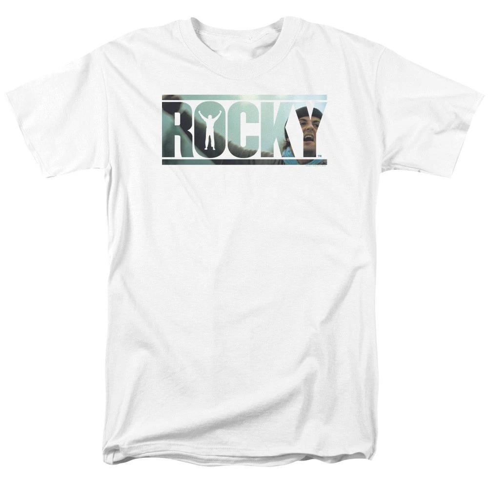 Rocky - Cutout Logo - Unisex Short Sleeve Children s T-shirt - White 160