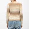 Pull maille ajourée melodie col carré dégradé Femme LA PETITE ETOILE