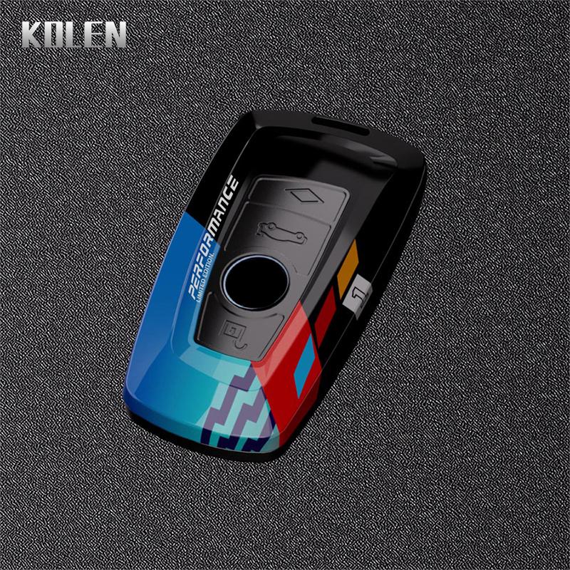 ABS-Kohlefaser-Autoschlüsselgehäuse-Abdeckungsschale für BMW 1 3 5 7 Serie X1 X3 X4 X5 X6 G20 G30 F15 F16 G01 G02 G05 F10 F20 F30 G07 F34