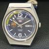 JAPONSKÉ VINTAGE SEIKO 5 AUTOMATICKÉ 6309A PÁNSKÉ HODINKY S MODRÝM CIFERNÍKEM a500834-5 R154-a500834