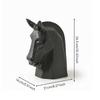 Horse Head Tissue Box Modern Ornament Stylish for Vanity, Office Desk