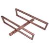 Rustic Wall Mounted Wine Rack Wine Bottle Holder Shelf for Household Dining Room Cabinet