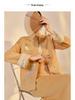 Embroidery Merino Wool Two-Color Double-Sided Coat and Skirt Set in New Chinese Style