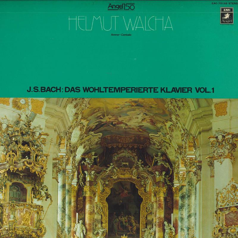 LP Record  - Bach: The Well-Tempered Clafia, Vol EAC70192 ANGEL - Japan Classical Used