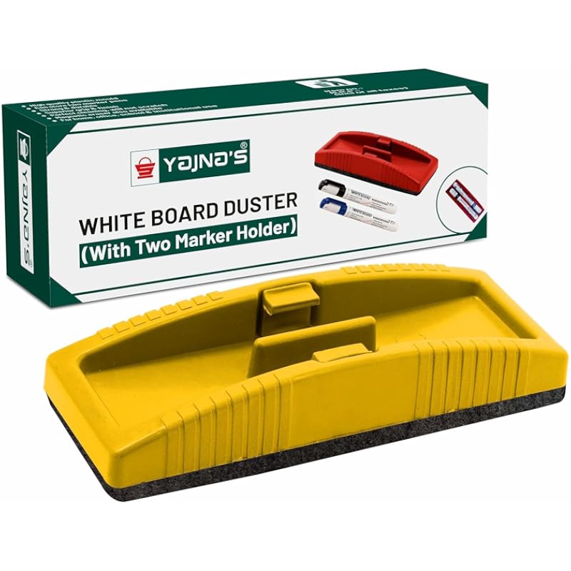 Yajnas Magnetic Whiteboard Duster, White Board Duster | Whiteboard Eraser For Erasing White Board Marker Or Chalk Board