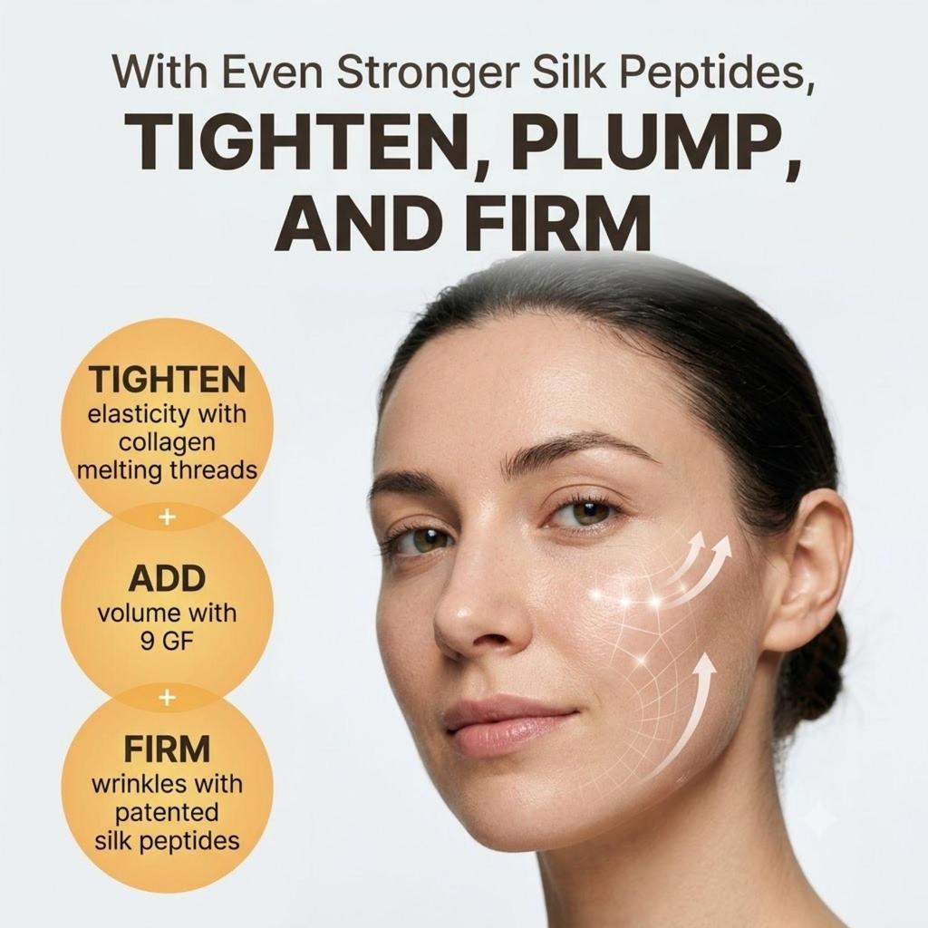 SUNGBOON EDITOR Silk Peptide EGF Heart Fit Volume Lifting Ampoule 40ml (1pc / 2pcs Set)