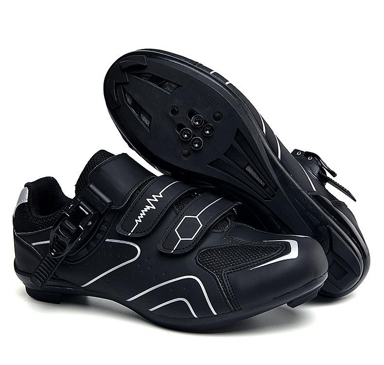 Men Women Hard-Soled Wide-Bottom Cycling Shoes with Locks for Mountain Bikes Road Bikes and Spin Bikes Ideal Casual Sports Shoes