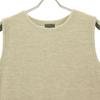 Orone Made In Japan No Sleeve Knit Vest Brown Women Used
