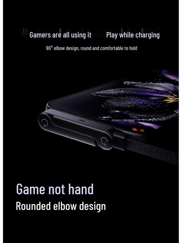 In-Stock 240W Foldable Fast Charging Braided Dual C Data Cable for Apple & Huawei Phones