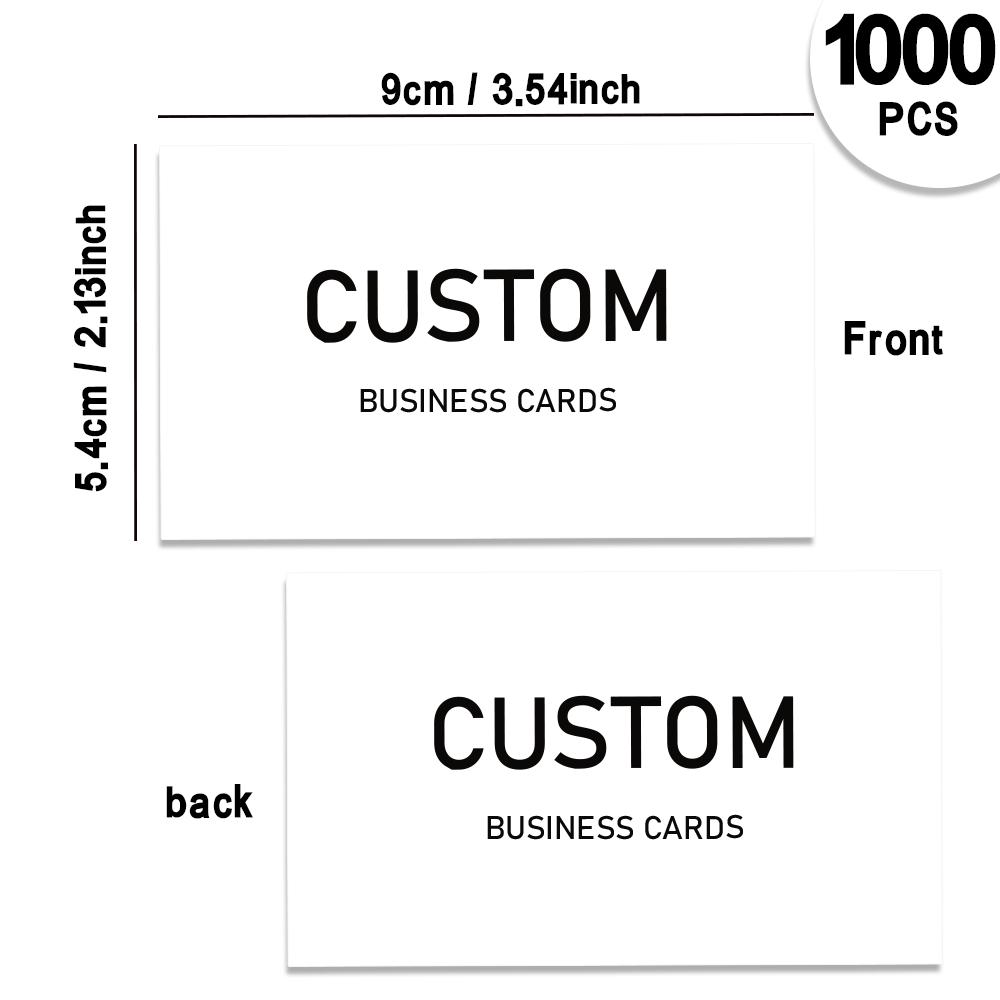 200pcs, Custom Business Cards/Cards, Business Cards, Desktop Business Cards, Thank You Cards, Business Cards, Waterproof Surface