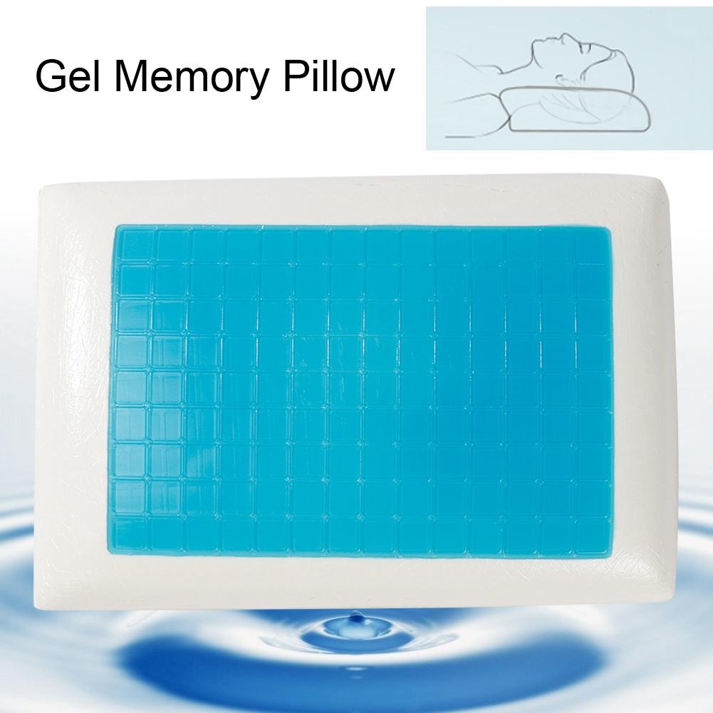 Soft Cool Gel Memory Foam Sleeping Pillow Neck Care Rest Breathable Cushion