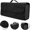 Large AntiSlip Compartment Boot Storage Organizer Tool Car Storage Bag Car Trunk Organizer Soft Felt Storage Box Accessories New