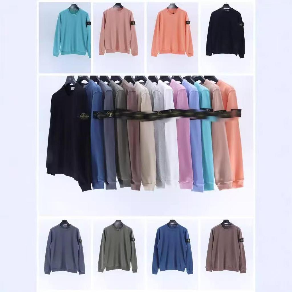 Stone Island Basic Badge Unisex Crewneck Fleece Pullover