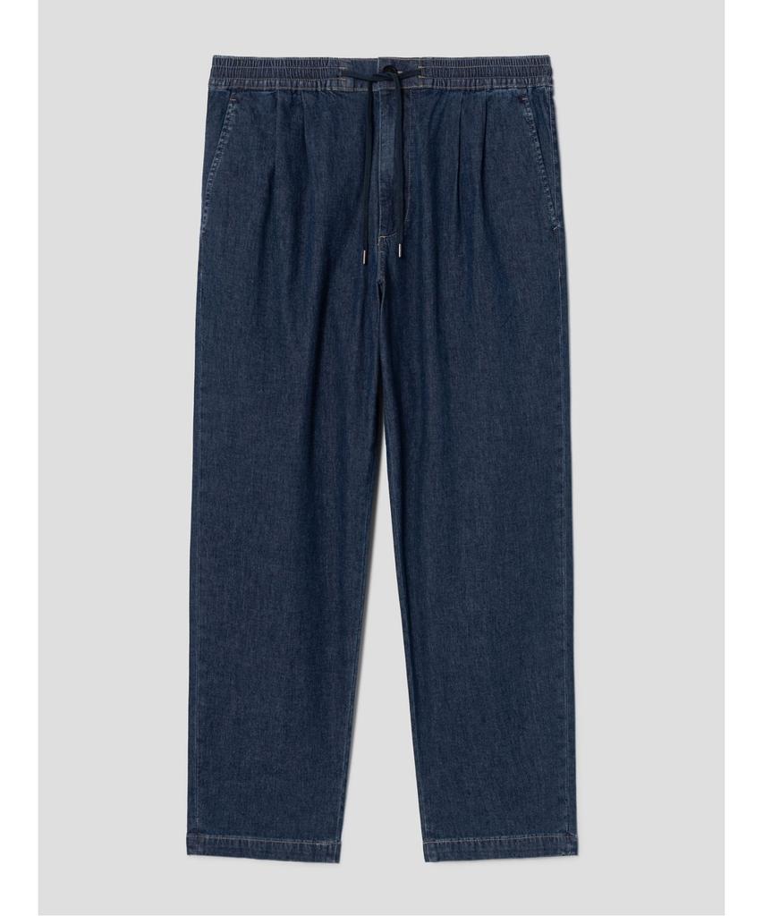 SHIFT.G Officer Pleats Denim Pants Blue