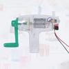 DIY Hand Crank Driven Electricity Generator Experiment Children Education Toy
