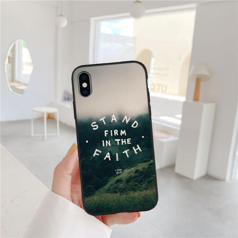 PP10 Bible Verse Jesus Soft Shell Phone Case for Samsung Galaxy S20 S21 S22 Ultra FE + Plus A21S A22 A24 A25 A26 A30 A30S A31