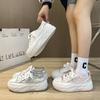 Thick-soled Mesh Women's Muffin Bottom Spring and Summer New Breathable Height-increasing Casual Women's Shoes Versatile Single Shoes