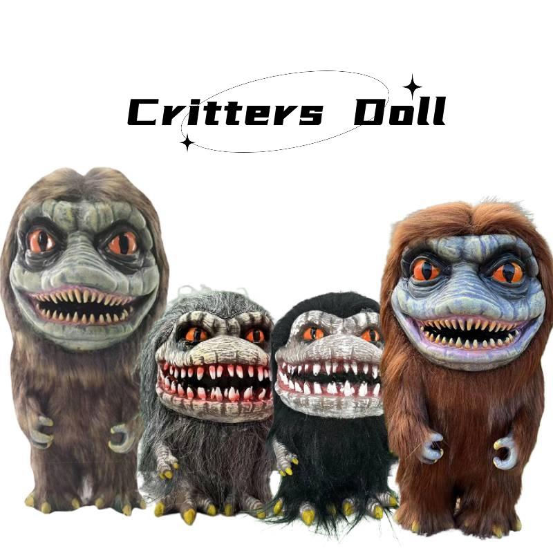 Critters Poseable Prop Doll Realistic Alien Latex Plush Toy For Bars And Stages 25cm/9.84in And 20cm/7.87in